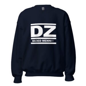 unisex-crew-neck-sweatshirt-navy-front-6a8ea9d12a170.jpg Sweat Unisexe à Col Rond