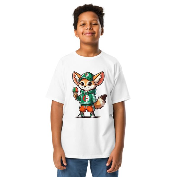 youth-classic-tee-white-front-6a9034cb1e80e.jpg T-shirt Fennec enfant